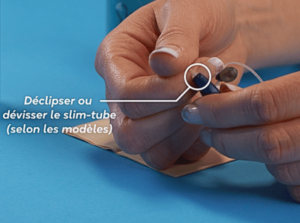 Comment entretenir un appareil auditif contour BTE slim tube