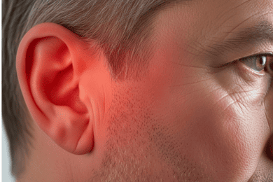 Oreilles rouges et chaudes